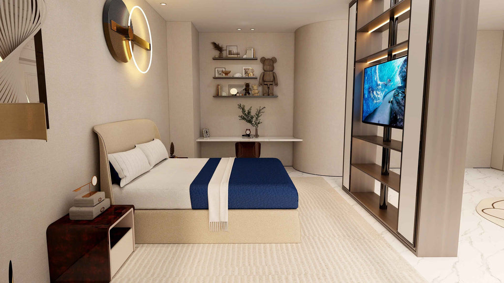 Table de chevet moderne avec tiroir pour chambre à coucher
