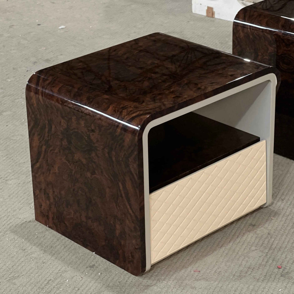 Table de chevet moderne avec tiroir pour chambre à coucher