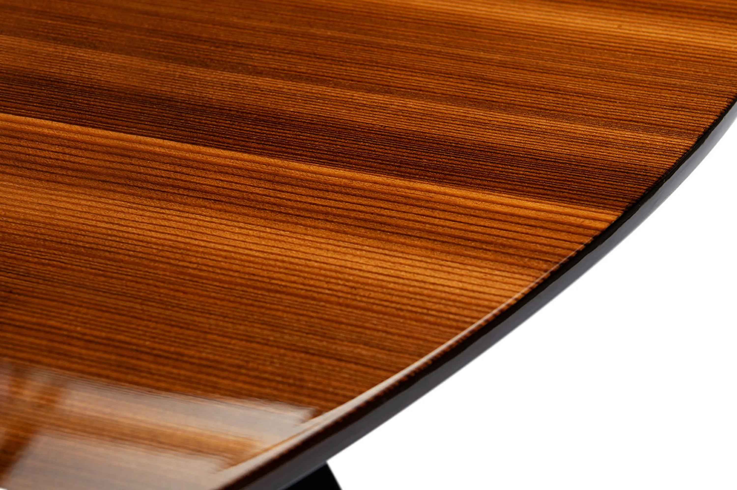 Table à manger ronde de luxe à plateau en bois pour 4 personnes