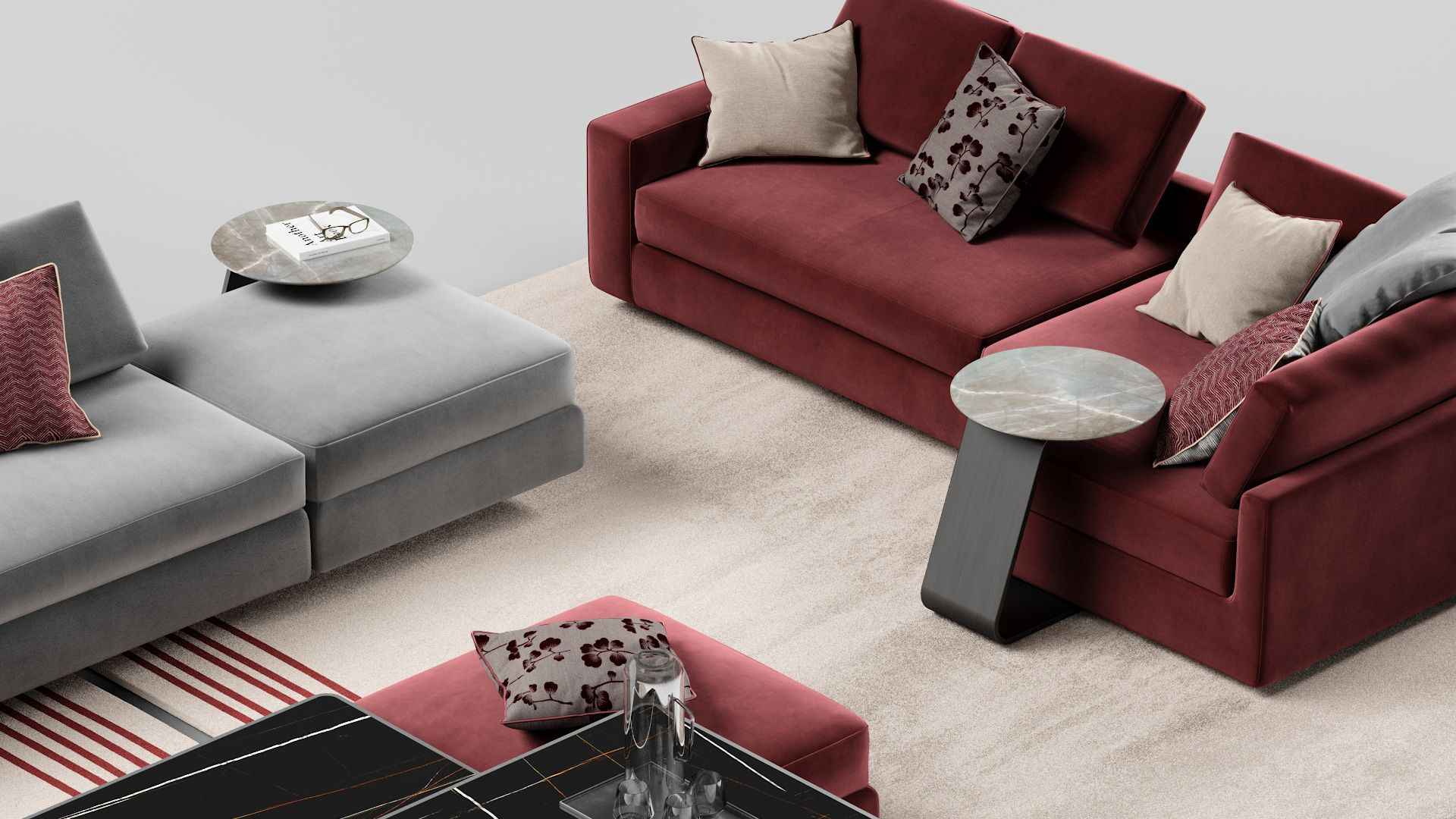 Table à thé minimaliste pour espaces de vie modernes