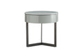 Table de chevet grise élégante pour chambres modernes