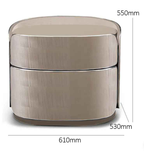 Table de chevet moderne de luxe avec rangement élégant