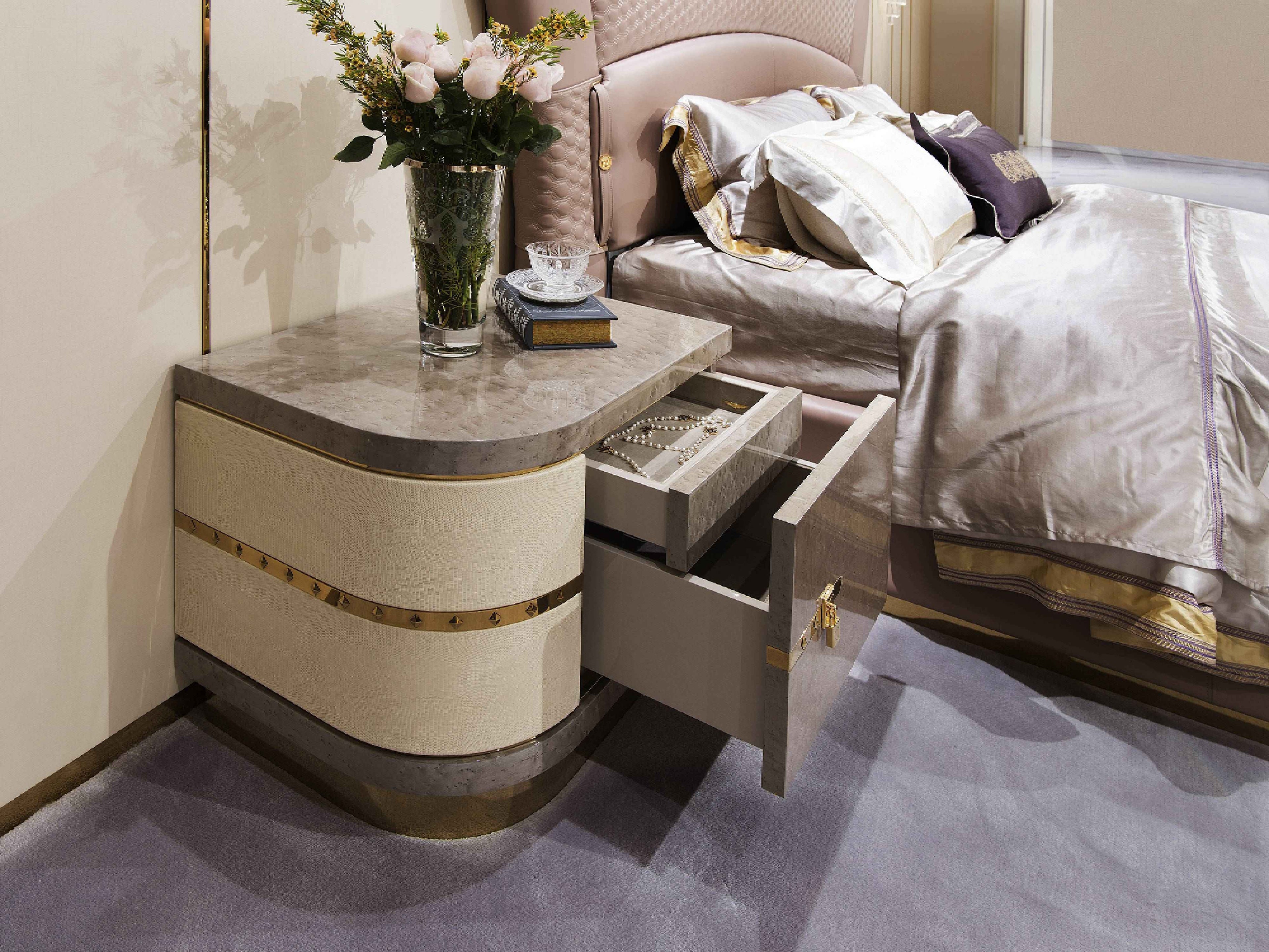Table de Chevet Moderne de Luxe pour Chambres Élégantes