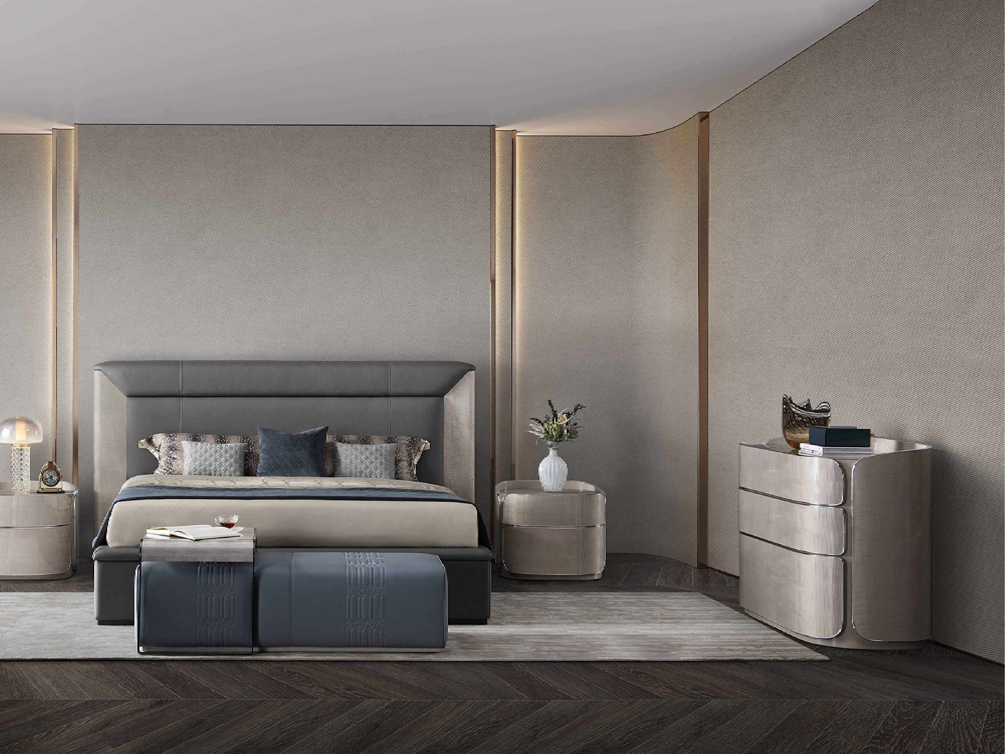 Bahut commode de luxe moderne pour chambre à coucher