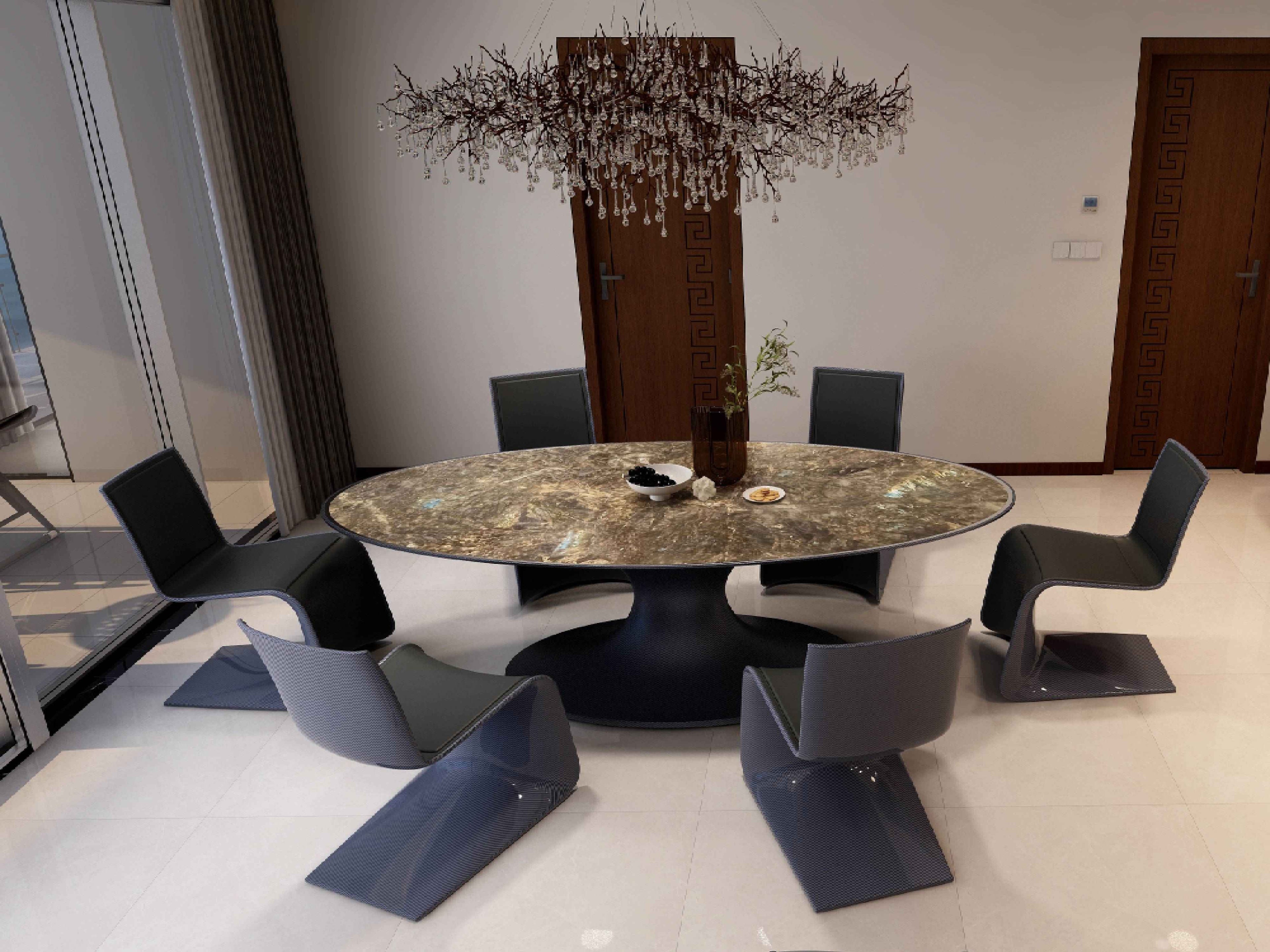 Table à manger de luxe moderne pour des expériences culinaires haut de gamme