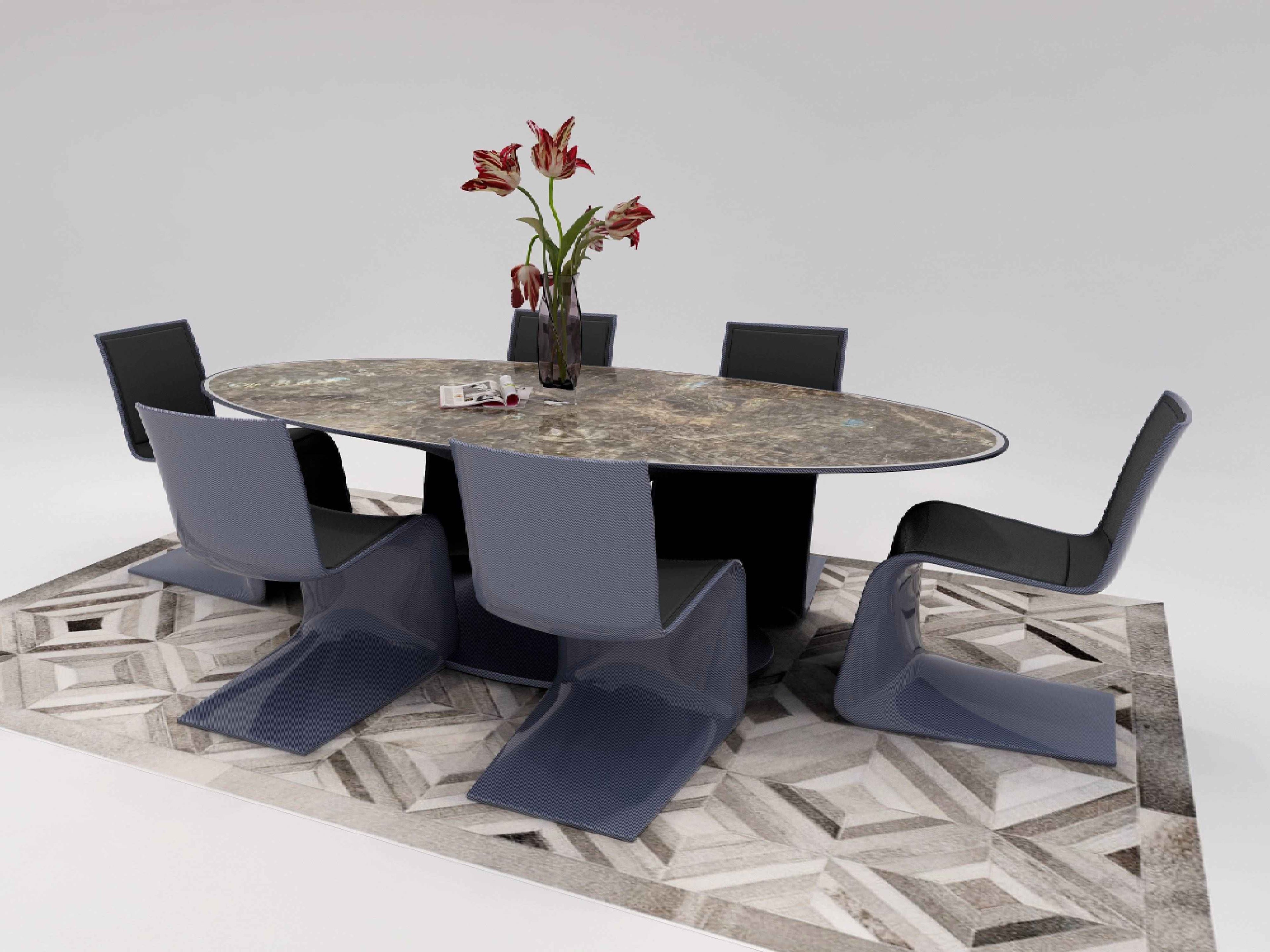 Table à manger de luxe moderne pour des expériences culinaires haut de gamme