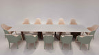Table à manger rectangulaire moderne pour salles à manger élégantes