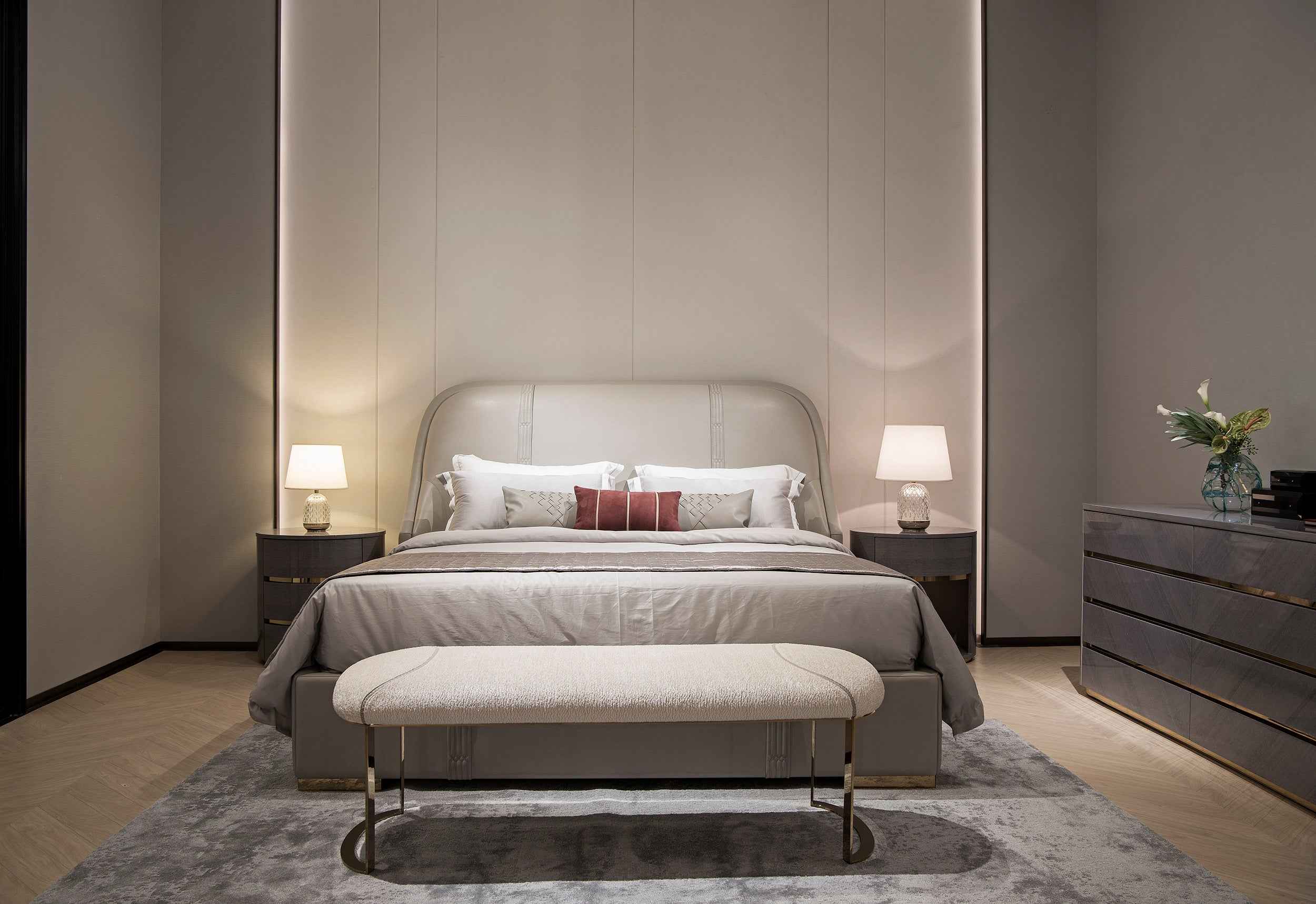 Table de chevet élégante et fonctionnelle pour la chambre à coucher