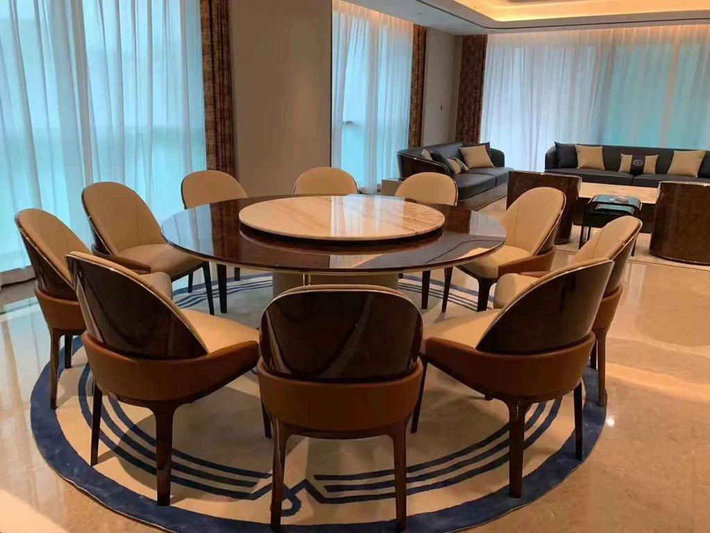 Table à manger moderne et durable pour des espaces repas élégants
