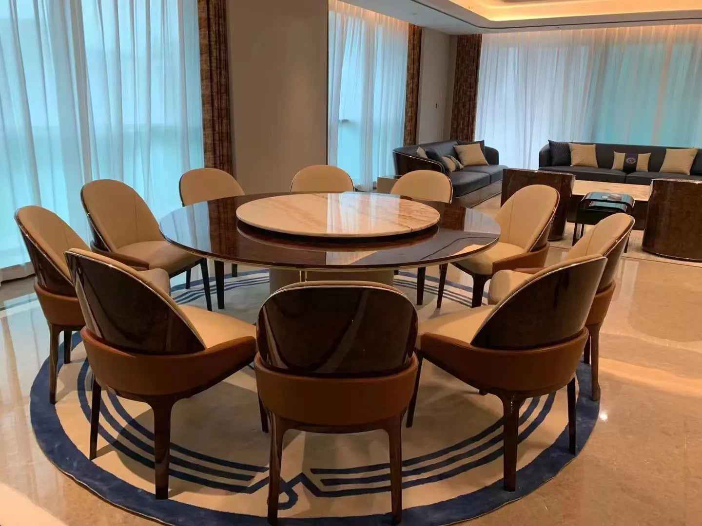 Table à manger moderne et durable pour des espaces repas élégants