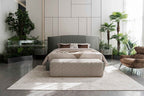 Table de chevet design moderne avec rangement fonctionnel
