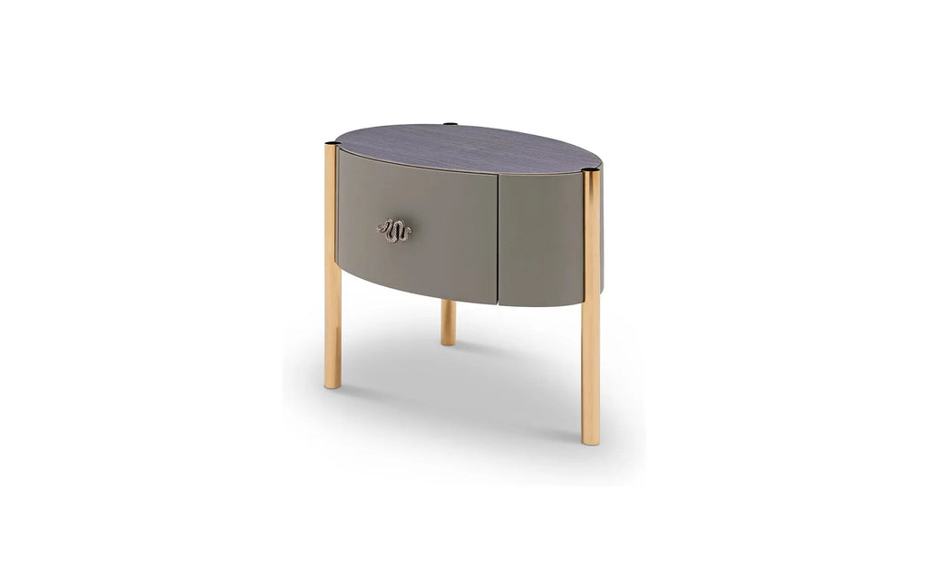 Table de chevet design moderne avec rangement fonctionnel