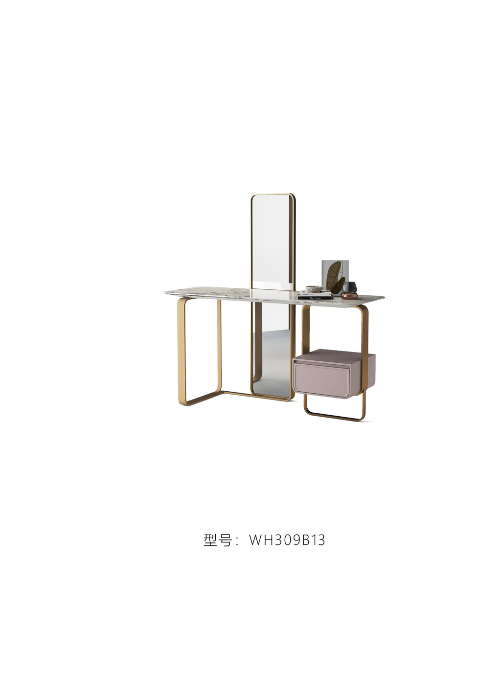 Coiffeuse élégante pour la décoration intérieure