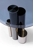 Table d'appoint et table de coin rondes polyvalentes pour le salon