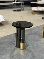 Table d'appoint et table de coin rondes polyvalentes pour le salon