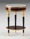 Table d'appoint ronde pour une décoration moderne et une utilisation polyvalente