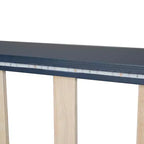 Lit plateforme Whisen Wood en forme de voiture de course, taille double, avec LED et dossier rembourré