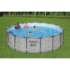 Piscine hors sol ronde Bestway Steel Pro MAX avec pompe et bâche