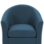 Lot de 2 fauteuils pivotants modernes avec accoudoirs pour salon