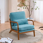 Fauteuil d'appoint rembourré Mid-Century Modern