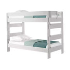 Lit superposé double en bois massif Plank+Beam pour adulte