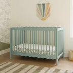Lit de bébé convertible 4-en-1 Swell de Babyletto avec kit de conversion en lit de tout-petit