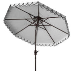 Parasol déporté double toit 274 cm avec cantonnière Kjerstin SAFAVIEH Outdoor