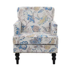 Fauteuil club contemporain Harrison Christopher Knight Home en tissu avec garniture cloutée