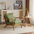 Fauteuil d'appoint rembourré Mid-Century Modern