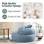 Fauteuil paresseux rond – Blanc/Bleu/Gris/Jaune/Orange/Rouge rosé/Bleu marine/Vert, Siège simple et double