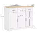 Bahut de cuisine moderne avec rangement, îlot de cuisine, meuble de salle à manger, meuble de salon