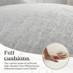 Fauteuil d'appoint confortable sans accoudoirs pour le salon