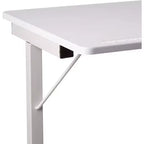 SewingRite SewStation 101 Table de couture pliante portable avec pieds en acier, blanc – Parfaite pour la maison, le bureau et les entreprises