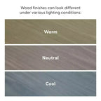 Lit double Plank+Beam Farmhouse avec tête de lit, plateforme en bois massif