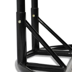 LeisureMod Fauteuil suspendu œuf 2 places avec support - Balançoire / hamac de patio en rotin osier pour extérieur/intérieur avec coussins