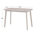 Ensemble de salle à manger 4 pièces en bois massif Nettie de Simple Living