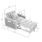 Fauteuil-lit convertible réglable, lit d'appoint escamotable