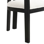 Chaise de salle à manger moderne sophistiquée Conrad avec accoudoirs par Christopher Knight Home