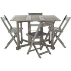 Ensemble de table à manger d'extérieur SAFAVIEH Outdoor Brandy 5 pièces - 43Lx35Px29H