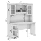 Bureau informatique Westbrook 60W avec étagère par Bush Furniture