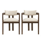 Chaise de salle à manger moderne sophistiquée Conrad avec accoudoirs par Christopher Knight Home