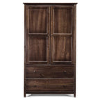 Armoire 2 portes en bois massif - 41x72x22