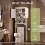 Meuble de rangement de salle de bain, Meuble de rangement WC, Étagère de salle de bain au-dessus des toilettes, Étagère WC gain de place