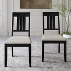 Ensemble de salle à manger classique 7 pièces en bois CraftPorch