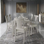 Ensemble de salle à manger classique 7 pièces en bois CraftPorch