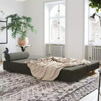 Lit de repos / Lit pliant grand format (Queen-Size) - Microvelours