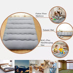 Matelas Futon Japonais, Matelas de Sol Pliable, Tapis Tatami pour Maison, Matelas de Camping